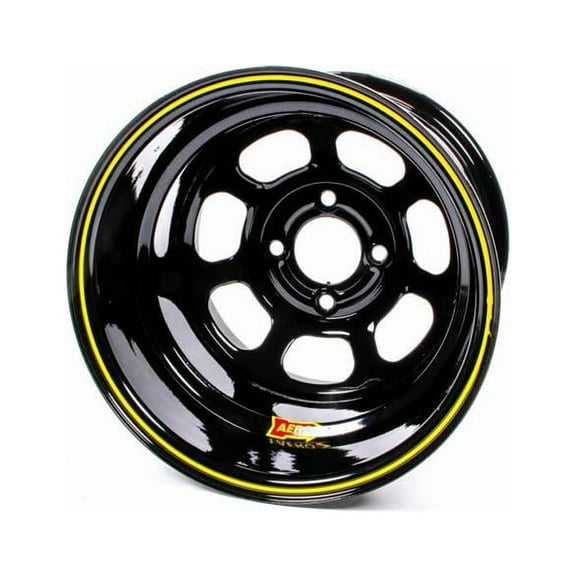 Aero Race Wheels 31-174030 31 Series Spun Wheel - Black - 13 x 7 in. - 4 x 4 in. Bolt Circle - 3 in. Back Spacing - 13 lbs