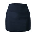 thumbnail image 7 of FUTATA Women Swim Skirt Skort Bikini Bottom High Waist Tummy Control Bathing Suit Skirt Swimwear Swimsuit Bottoms Black/Blue,S-3XL, 7 of 7