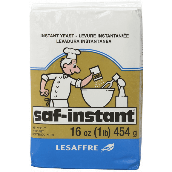 LeSaffre Saf-Instant Instant Dry Yeast Gold, Allergen-Free, 1 lb Vacuum-Sealed Pack