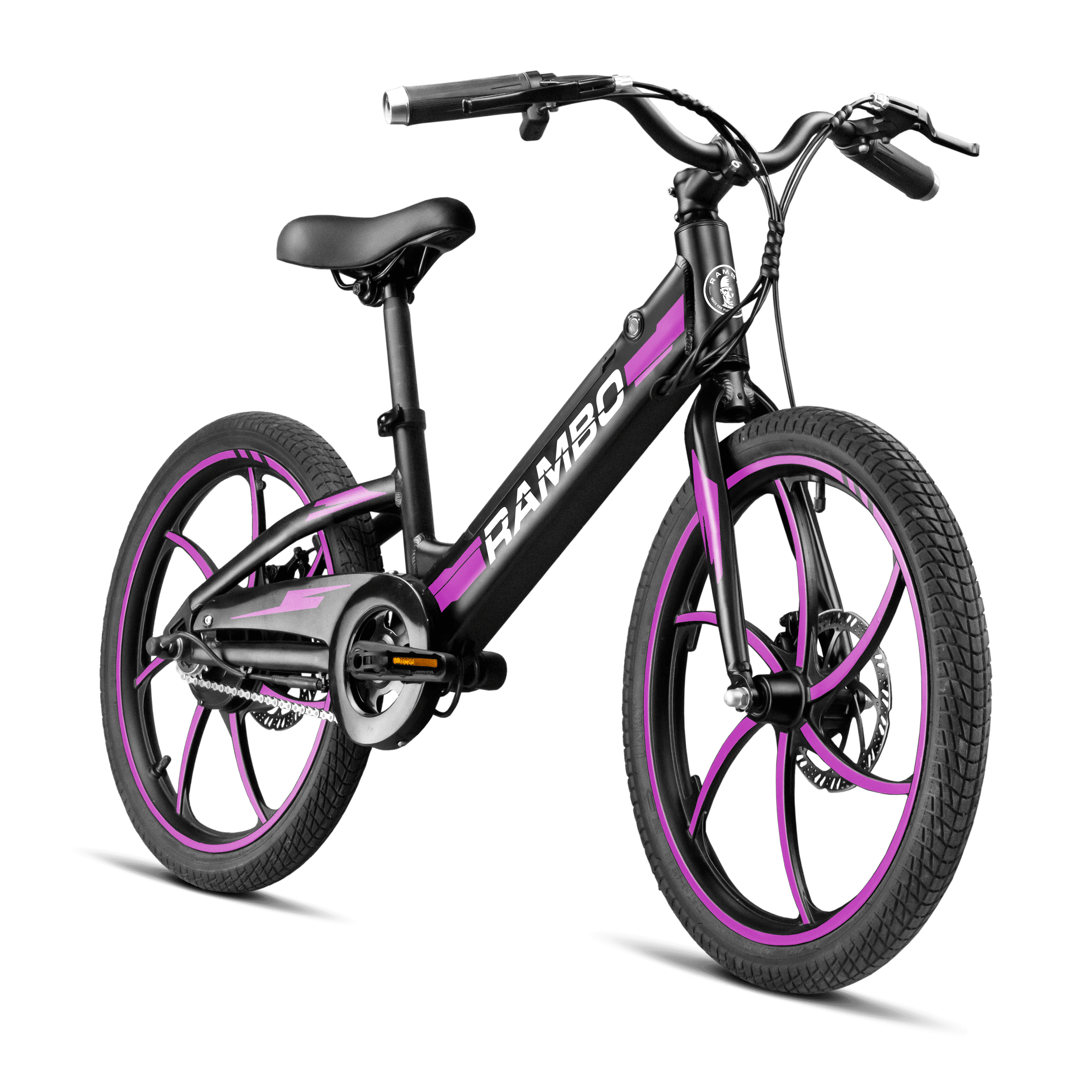 Rambo Trailbreaker 3.0 20" Electric Bike, Adjustable Power, Pedal Assist