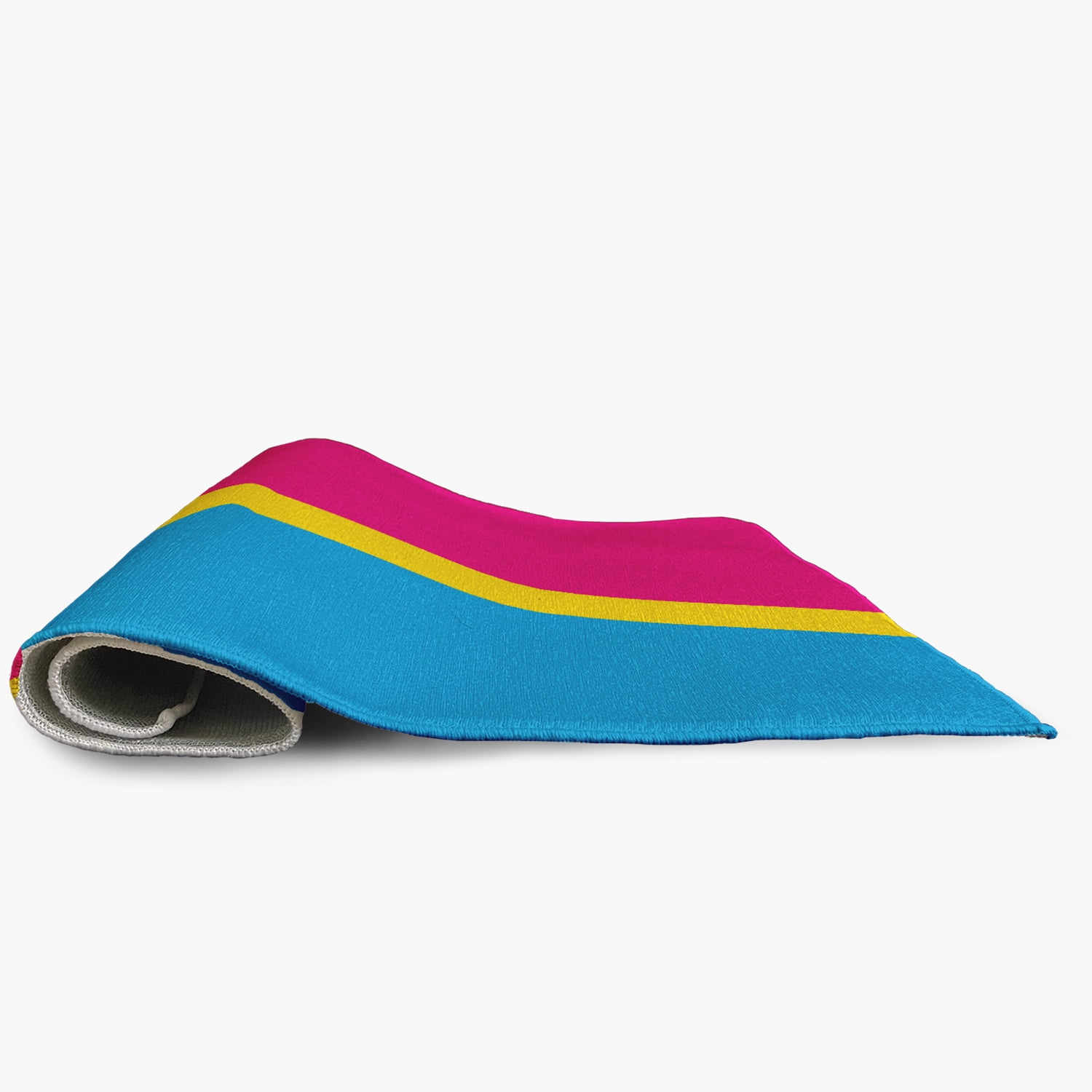 Simply Daisy 3' x 5' Pansexual Chevron Pansexual Chevron Chenille Indoor/Outdoor Rug