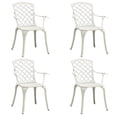 thumbnail image 3 of vidaXL Bistro Set Patio Table and Chair Bistro Table Outdoor Cast Aluminum, 3 of 12