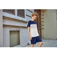 thumbnail image 2 of Arshiner Boys 2 Piece Summer Outfits Navy & Grey Colorblock Top and Shorts Set 9-10 Years, 2 of 7