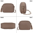 thumbnail image 4 of HAWEE Quilted Crossbody Purses for Women Trendy Small Crossbody Shoulder Handbags Clutch Purse Satchel Camera Bag, 4 of 5