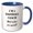 Blue/White, variant on 3drose, Im a Football Coach What Makes You Special, 11oz Two-tone Green Mug