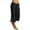 *Black, variant on VBVC Women's Cotton-Linen Drawstring Capri Pants,Wide Leg Cropped Trousers For Women,Ladies Summer Pleated Breathable Culottes with Pockets,Black,S-2XL