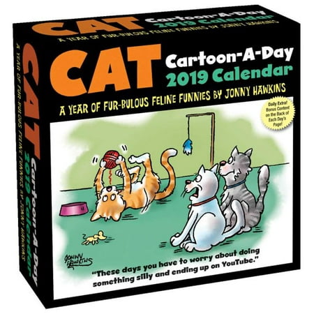 Cat Cartoon-a-Day 2019 Calendar