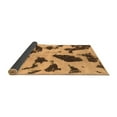 thumbnail image 2 of Ahgly Company Indoor Rectangle Abstract Brown Modern Area Rugs, 5' x 7', 2 of 4