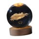 thumbnail image 3 of Lámpara de noche con bola de cristal 3D para niñas, luz nocturna con base, lámpara de noche decorativa para mesa. Nube, 3 of 9