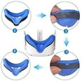 thumbnail image 4 of 3 Pcs Couvre-Visage en Silicone avec Poignée de Contrôleur Tactile Rouge pour Accessoires Oculus Quest 2, 4 of 8
