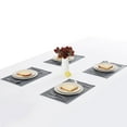 thumbnail image 2 of VECELO Washable Woven Placemats, Non-Slip Durable Heat-Resistant Stain Resistant Table Runners for Dining Table ,Kitchen Table, Set of 4, Grey, 2 of 7