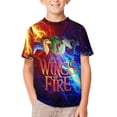 thumbnail image 2 of Wings Of Fire WOF Kid's T-Shirt Short Sleeve T-Shirt Tops Summer Tee Shirt for Boys Girls 130CM, 2 of 8