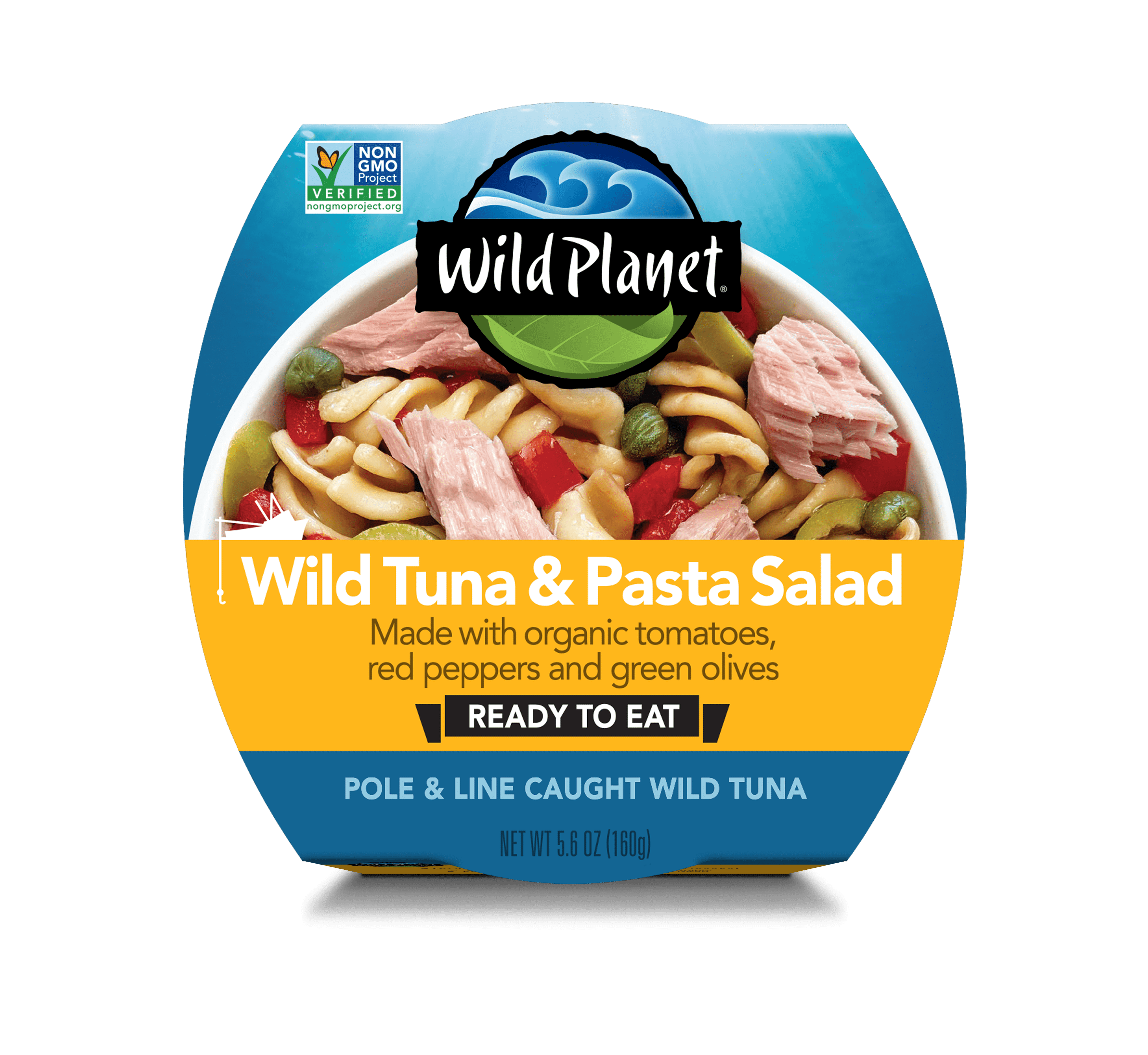 (9 pack) Wild Planet Ready to Eat Wild Caught Tuna Pasta Salad with Veggies, 5.6 oz Can