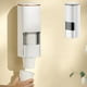 thumbnail image 1 of Dispensador de Vasos de Papel Desechables de Pared con Compartimentos Perforados, Organizador de Abs de Una Pieza para El Hogar o La Oficina, Blanco o Verde, 1 of 6