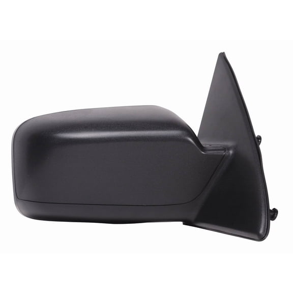 61599F - Fit System Passenger Side Mirror for 06-12 Ford Fusion, 06-10 Mercury Milan, black w/ textured cover, w/o puddle lamp, non-foldaway, Power