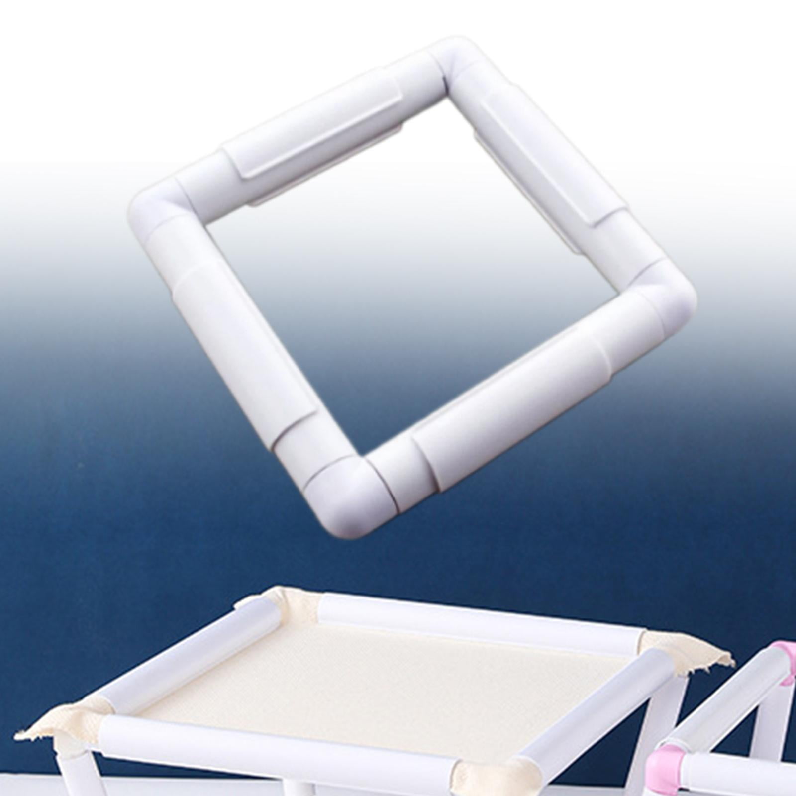 amagogo Cross Stitch Frame Clip Frame Beginners Silk Painting Square Embroidery Hoop 43.1cmx43.1cm