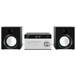 Magnavox Mm435 Black 3Pc Cd Shelf Stereo System Am Fm Radio Walmart