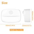 thumbnail image 3 of Wireless Night Lamp with Motion Sensor Detector Battery Powered LED Night Light for Room Corridor Closet Kitchen Toilet Stairs cold white, 3 of 6