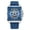 Blue, variant on MEGIR Men Watches Fashion Square Sport Military Chronograph Luminous Silicone Band Quartz Wristwatch
