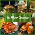 thumbnail image 2 of BambooMN Brand - Premium Flat Style Bamboo BBQ Skewers - 9" - 100pcs, 2 of 10