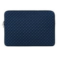 thumbnail image 2 of RAINYEAR 14 Inch Laptop Sleeve Diamond Foam Shock Resistant Neoprene Padded Case Fluffy Lining Zipper Cover Carrying Bag Compatible with 14" Notebook Computer Tablet Chromebook (Navy Blue), 2 of 7
