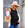 thumbnail image 2 of EKOUAER Nursing Tank Tops for Breastfeeding Maternity Tops Double Layer Sleeveless Pregnancy Shirt, 2 of 5