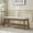 Brown, variant on Multi-Tone Speckled Fabric Storage Bench with Solid Wood Frame & Open Shelves for Entryway Bedroom Living Room