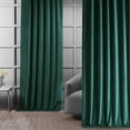 thumbnail image 3 of Dublin Green Vintage Cotton Velvet Curtain (1 Panel), Dublin Green, 50W X 84L, 3 of 8
