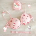 thumbnail image 1 of Sanrio-sujetador de Hello Kitty de Anime japonés Pachacco Y2K, conjunto de sujetador Sexy para niña pequeña con cuello colgante y cofre pequeño, 1 of 4