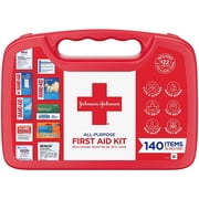 Johnson & Johnson All-Purpose Portable First Aid Kit, 140 pc