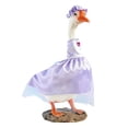 thumbnail image 2 of Wedding Porch Goose Outfit Wedding Dress Sculpture Costume Multifunctional Lawn Goose Statue Clothes Headwear for Party Home,Wedding Dress Decor Goose Clothes with Hat for Festival Backyard Yard, 2 of 9