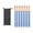 Blue, variant on SunniMix 8 Pieces Tent Stakes Metal Ground Stakes Heavy Duty Unbreakable Tarp Pegs Awning Red