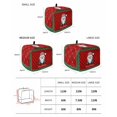 thumbnail image 2 of Christmas Gnomes Small Toaster Cover 2 Slice, Kitchen Appliance Covers, Winter Xmas Snowflakes Textured Red Toaster Oven Cover with Loop, Bread Machine Cover Polyester Dust Cover Protection, 2 of 4