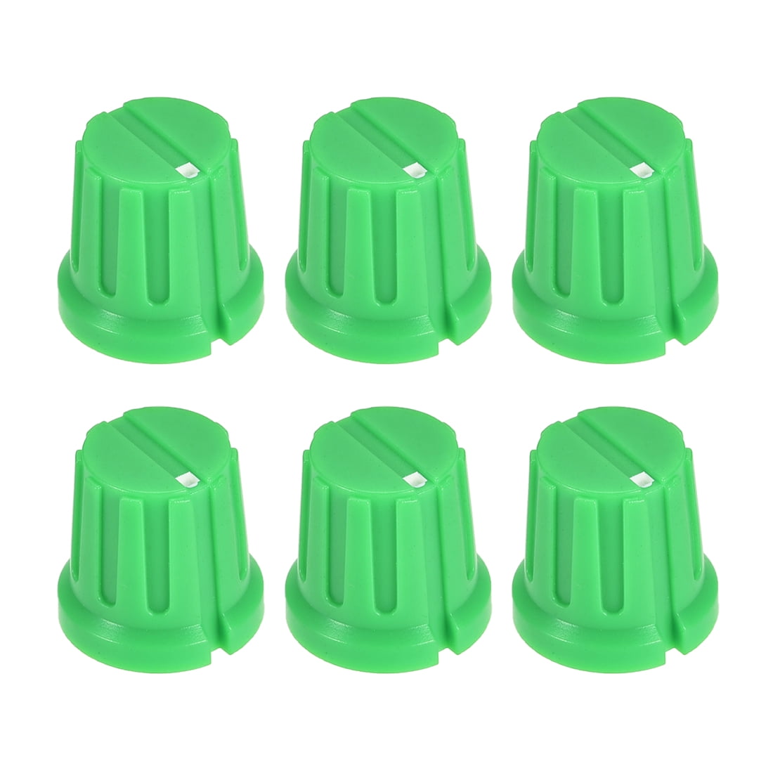 Uxcell 6 Pcs Volume Control Knobs with Screw Amplifier Replacement Knob