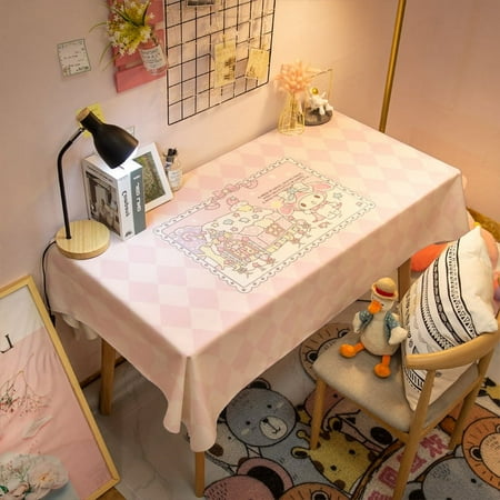 

Tablecloth Sanrio Cinnamoroll cartoon children room waterproof book tablecloth home living rectangular table linen birthday part