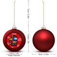 thumbnail image 2 of Bolas de Navidad Among Us Adornos colgantes navideños Adornos para árbol de Navidad, 2 of 4