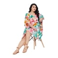 thumbnail image 3 of Oussum Women's Plus Size Kaftan Short Tunic ¾ Sleeve Kimono Caftan Dresses Online, 3 of 8