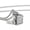 Cube, variant on Steel Cremation Ash Urn Necklace Memorial Pendant Steel Chain Jewelry-Cube