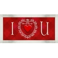 thumbnail image 2 of Vision Studio  24x14 Black Ornate Wood Framed with Double Matting Museum Art Print Titled - DIY Love Collection H, 2 of 4
