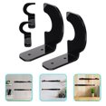 thumbnail image 1 of LABELEPH 1 Set Black Acrylic and Metal Bat Mount for Wall-mounted Baseball Bat Display 8.2x6.2cm, 1 of 7