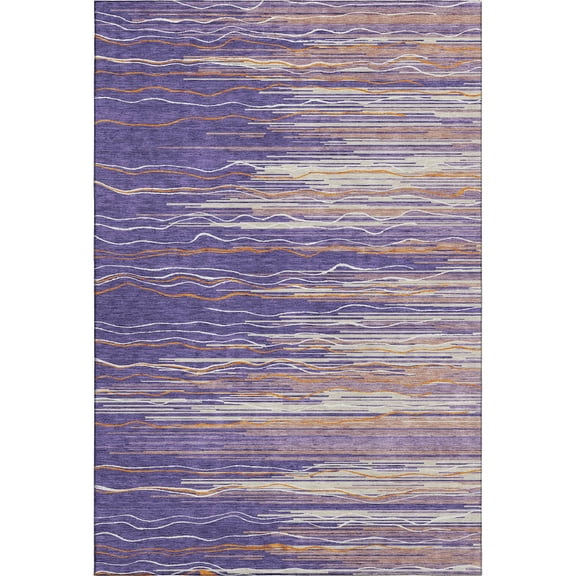 Dalyn Rugs Premium Machine Washable Mayfield AMF996 Purple 2'6" x 3'10" Rug