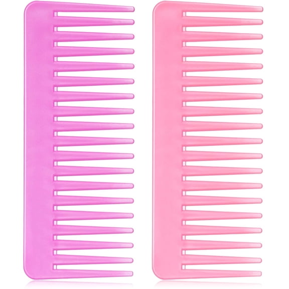 Large Hair Detangling Comb Wide Tooth Comb for Curly Hair Wet Dry Hair, No Handle Detangler Comb Styling Shampoo Comb