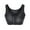 Black, variant on Sports Bras for Women, Women's Front Closure Posture Wireless Back Support Full Coverage Bra, High Impact Plus Size Yoga Bras White 4XL