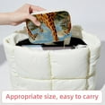 thumbnail image 6 of Giraffe Velvet Portable Storage Box with Removable Compartment - a Stylish Decorative Box, Bracelet Holder, and Jewelry Stand - Gift, 6 of 7
