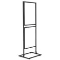 thumbnail image 3 of M&T Displays Black 22x28 Metal Slide-In Poster Stand, 2-Tier Double-Sided Floor Sign Holder Display, 3 of 8