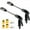 2pc, variant on Water Blitz Power Washer, Water Blitz High Pressure Water, Turbowasher for Garden Hose, with 360° Rotating for Three Spray Modes