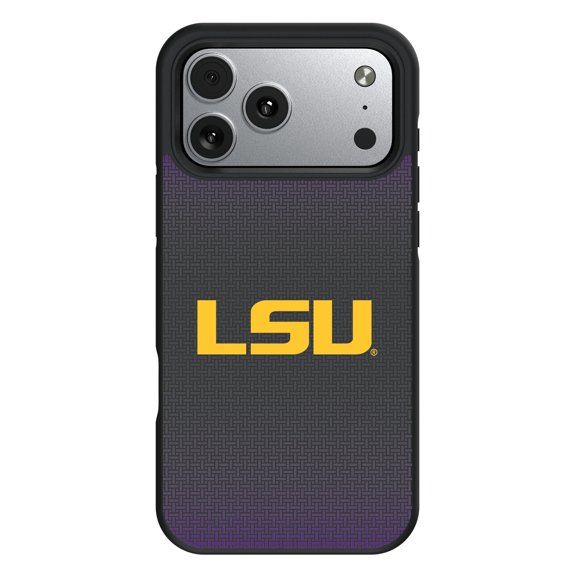 LSU Tigers Linen Logo iPhone Bump Case