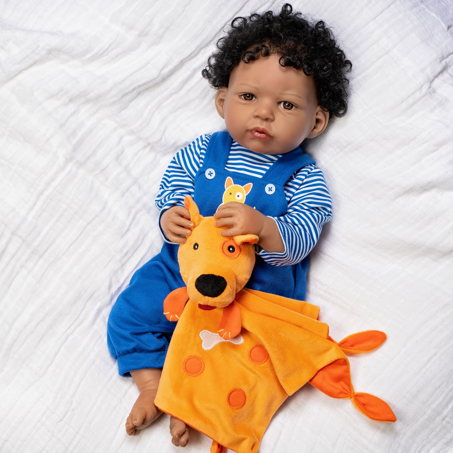 Boneca Bebê Reborn Afro Americana Paradise Galleries African American Black  Great to Reborn Baby Doll 50 cm - Miami Outlet Importados