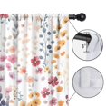 thumbnail image 4 of Blackout Kids Curtains,Pioneer Flower Floral Print Pattern Childrens Insulated Curtains Set Of 2,Bedroom Essentials,Toddler Room Decor 42"x63", 4 of 5