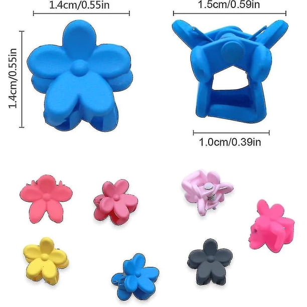 40 Uds. Pinzas para el pelo para niña, pinzas para el pelo para cabello fino, colores mezclados
